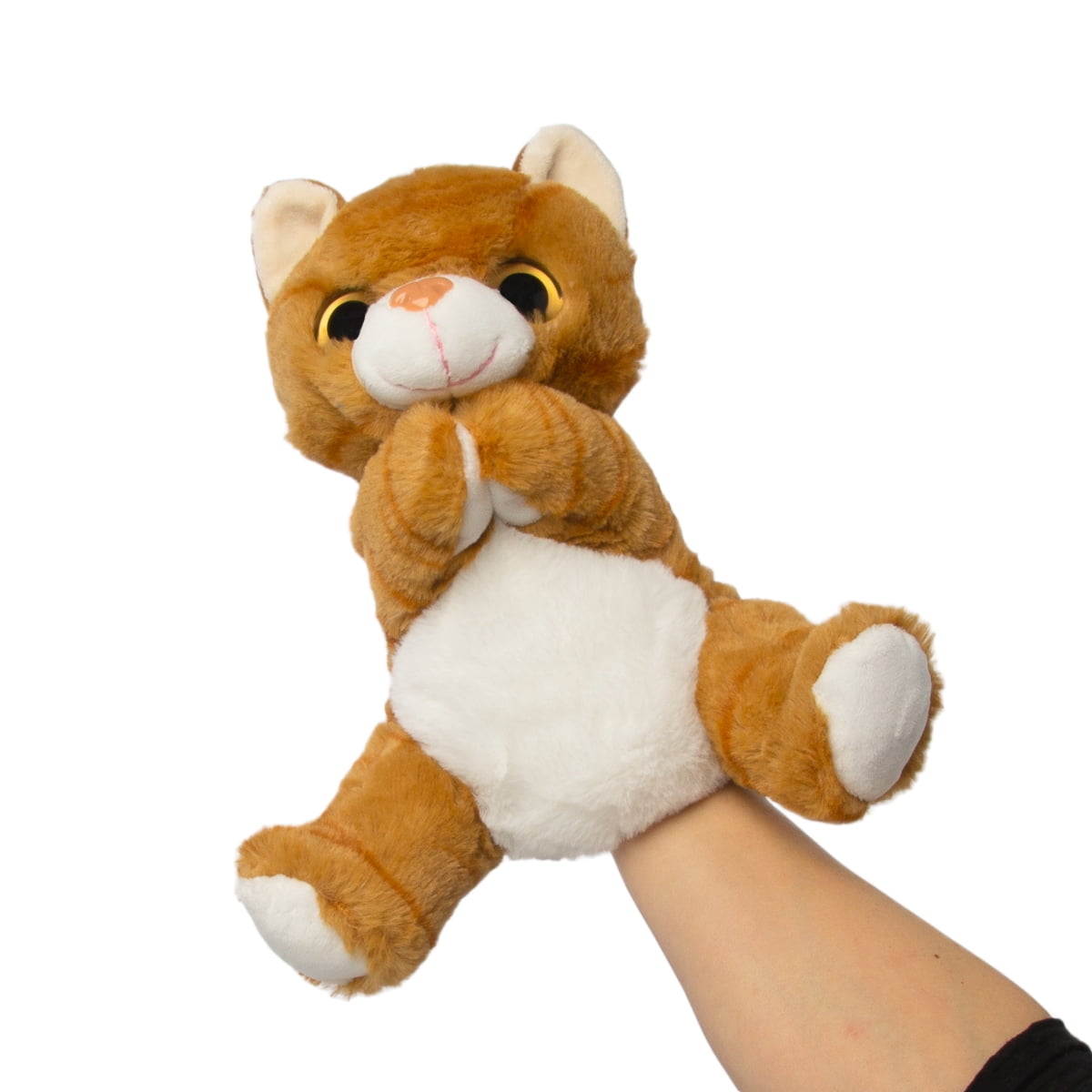 plush tabby cat stuffed animal