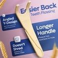 thumbnail image 2 of Hilo dental con palillos SmartLifeco ecológicos, angulados, 200 unidades, 2 of 9
