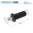 thumbnail image 2 of 50pcs Shutter Repair Pins, Spring Loaded Plantation Shutter Replacement Repair Pins Metal Plantation Shutter Pins Louvers Staples for Windows, Black(1 x 0.41 x 0.28 Inch), 2 of 7