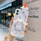 thumbnail image 1 of Pochacco-funda de teléfono con espejo Sanrio para iPhone, carcasa trasera con soporte para modelos 14, 13, 12, 11 Pro Max, Mini, XR, XS MAX, 8, X, 7, SE, 2020 Fivean unisex, 1 of 2