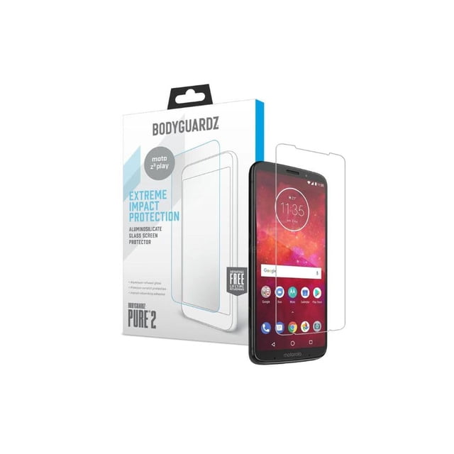 Protector de Pantalla de Vidrio Pure 2 para Moto Z3 Play Transparente