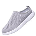 thumbnail image 3 of YOUYEDIAN Orthopedic Shoes for Women 2026 Wide Non Slip Slip on Mesh Sneakers Spring Work Comfy Closed Toe Arch Support Shoes (Gray), 3 of 5