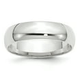 thumbnail image 1 of Bracelet Confort Léger en Or Blanc 10K 6mm Taille 10.5, 1 of 4