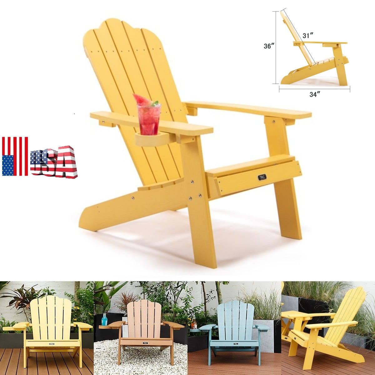 Environmental Friendly and Recyclable 380 lbs Capacity Load Folding