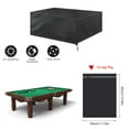 thumbnail image 4 of Funda antipolvo Cubierta de mesa de billar impermeable de 9 pies Cubierta de mesa de billar plegable Tomshoo Funda antipolvo, 4 of 7