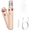 Pink, variant on Women and Men Face Epilator, Painless Facial Hair Remover for Eyebrows Lip Chin, Waterproof Cordless for Arms & Underarms