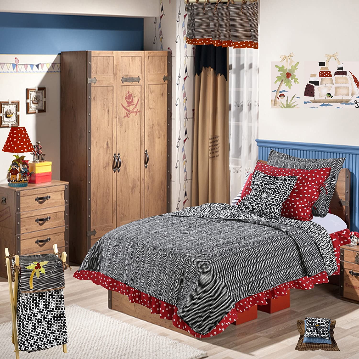 3 Piece Cotton Tale Designs Pirates Cove Bedding Set 3 Piece Cotton Tale Designs Pirates Cove Bedding Set