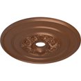 thumbnail image 3 of Ekena Millwork 26"OD x 3 1/8"ID x 1 1/2"P Traditional with Acanthus Leaves Ceiling Medallion (Fits Canopies up to 4 1/4"), Hand-Painted Polished Copper, 3 of 5