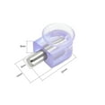 thumbnail image 3 of Shelf Support Pegs Glass Clamp Bracket Zinc Alloy with Suction Cup , 4 pcs, 3 of 4