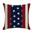 thumbnail image 2 of Rvasteizo Independence Day Decor, Independence Day Pillow Cover Flag Letter Independence Day Sofa Office Linen Pillow Cover Cushion Cover, 2 of 5