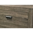 thumbnail image 7 of Beautiful Gray Finish 3Pc Full Size Upholstered Headboard Panel Bed Chest Nightstand Set, 7 of 7