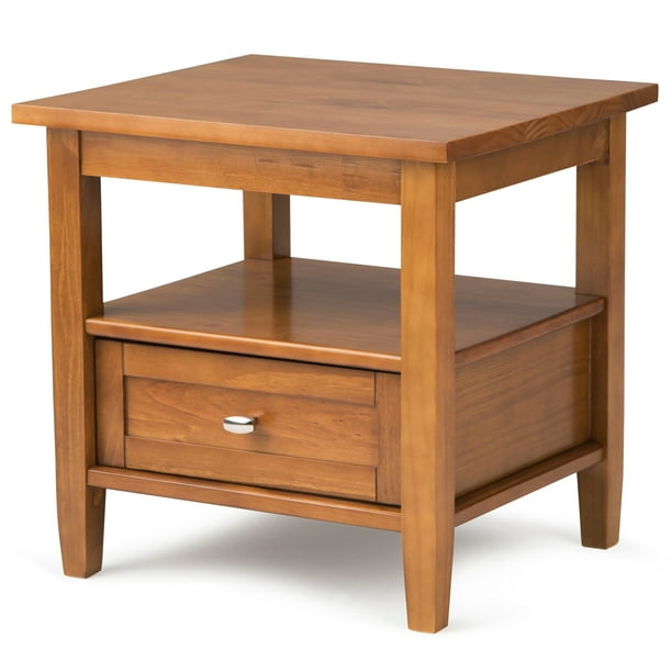 Brooklyn + Max Lexington Solid Wood 20 inch Wide Rectangle Rustic End