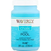 Waverly Inspirations Chalk Paint, Ultra Matte, Pool, 8 fl oz