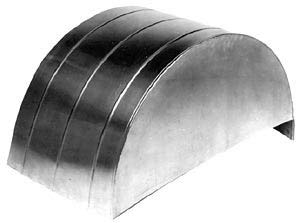 Competition Engineering Aluminum 40" Diameter Wheel Tubs 2 pc P/N 3011