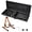 Black, Wood Stand, variant on Yescom Universal Rectangular Electric Guitar Hard Case w/ Folding Guitar Floor Stand