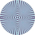 thumbnail image 1 of Ahgly Company Machine Washable Indoor Round Transitional Blue Lagoon Blue Area Rugs, 8' Round, 1 of 7
