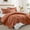 Rust, variant on Ameha 3 Piece Reversible Quilt Set Ultra Soft Floral Coverlet Microfiber Bedding Set Cal.King Rust All Season