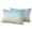 Brown Blue, variant on Outdoor Pillow Covers 26x26 Set of 2, Blue Brown Waterproof Patio Throw Pillow Covers for Couch Sofa Chair, Modern Chevron Waves Khaki Geometric Stripes Decorative Pillowcases for Throw Pillows