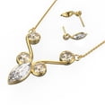 thumbnail image 5 of Set´s para Mujer con Cristal Fino Europeo Barroco- Bañado en Oro 14k y Rodio – Set´s  Elegante y Brillante-Aretes de Mujer de Moda- Joyería para Mujer de Moda- Regalo especial Ortiz Espinosa Temporada, 5 of 5