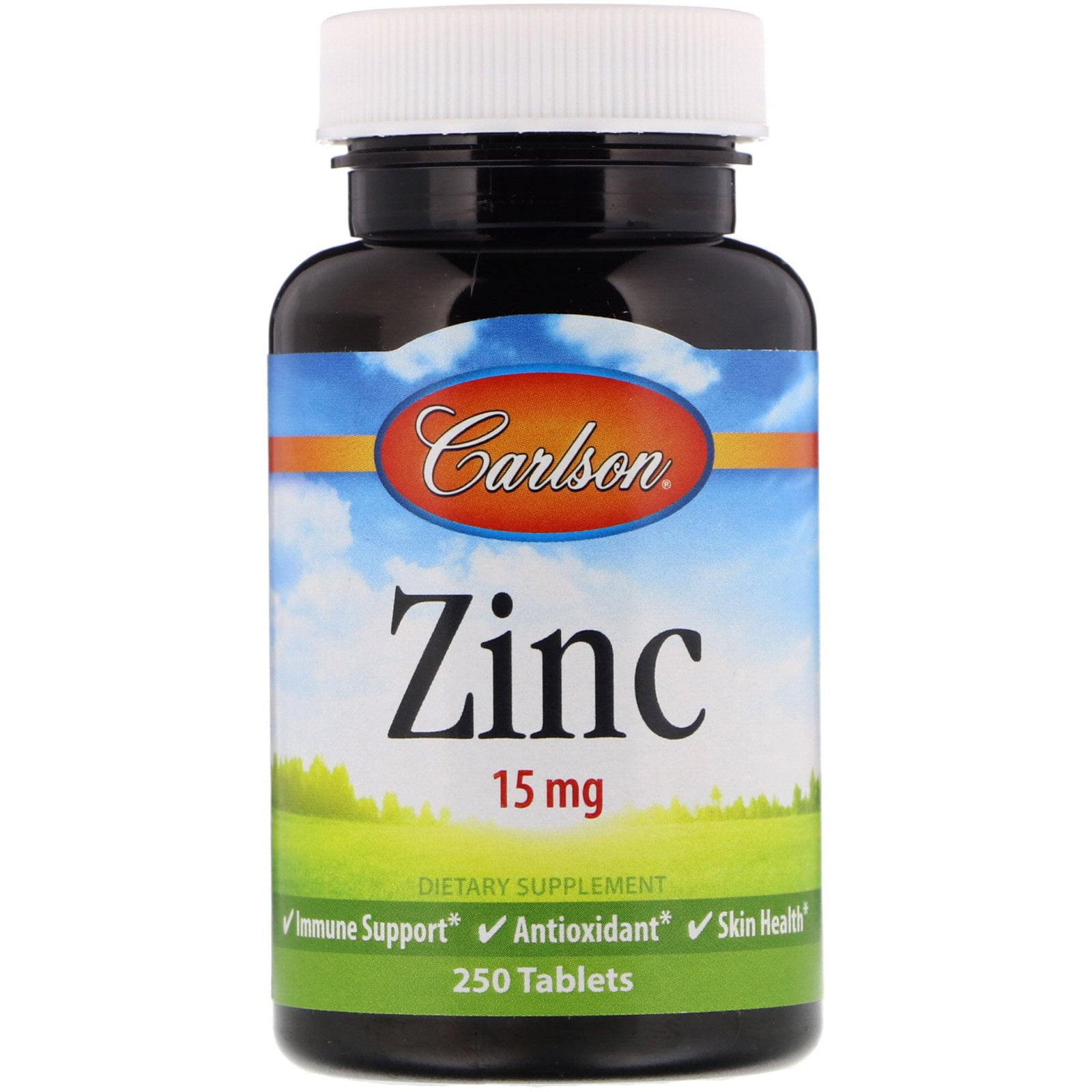 Carlson Labs Zinc, 15 mg, 250 Tablets