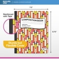 thumbnail image 5 of E-CLIPS USA Hard Cover Wide-Ruled Writing Paper Composition Notebooks with Geometric Design, 24-Pack, 5 of 6