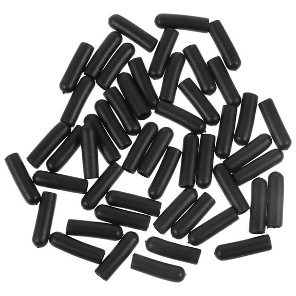 LEORX 50Pcs Prevent Slipping Black Cord Lock for Drawstring Cord Stoppers