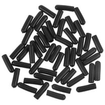 LEORX 50Pcs Prevent Slipping Black Cord Lock for Drawstring Cord Stoppers