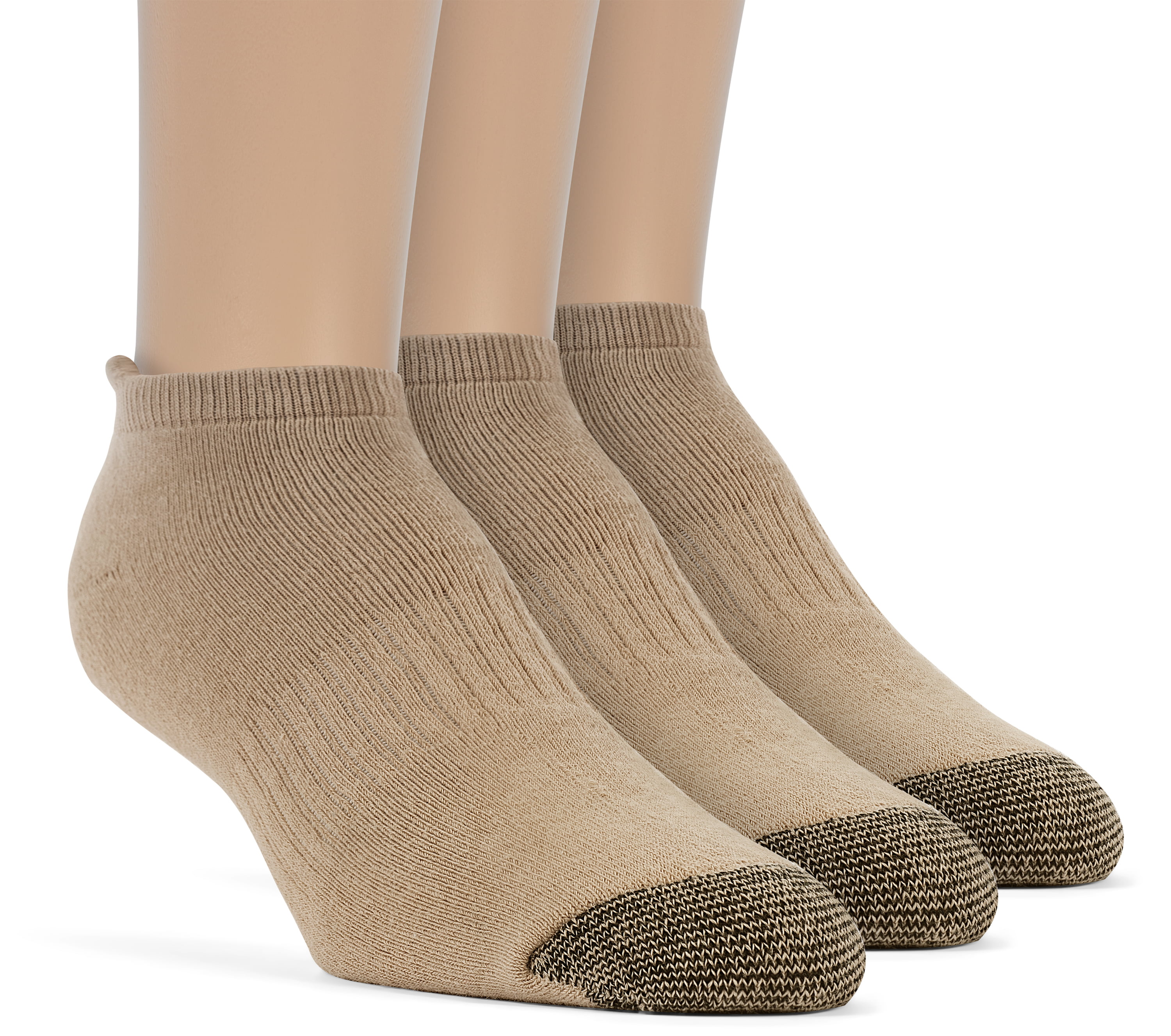 Frad Rivka - Men's Cotton Premium No Show Cushion Socks - 3 Pairs ...