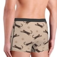 thumbnail image 3 of Disketp Leopard Print Men's Boxer Briefs,Soft and Breathable Cotton Underwear with ComfortFlex Waistband, 3 of 7