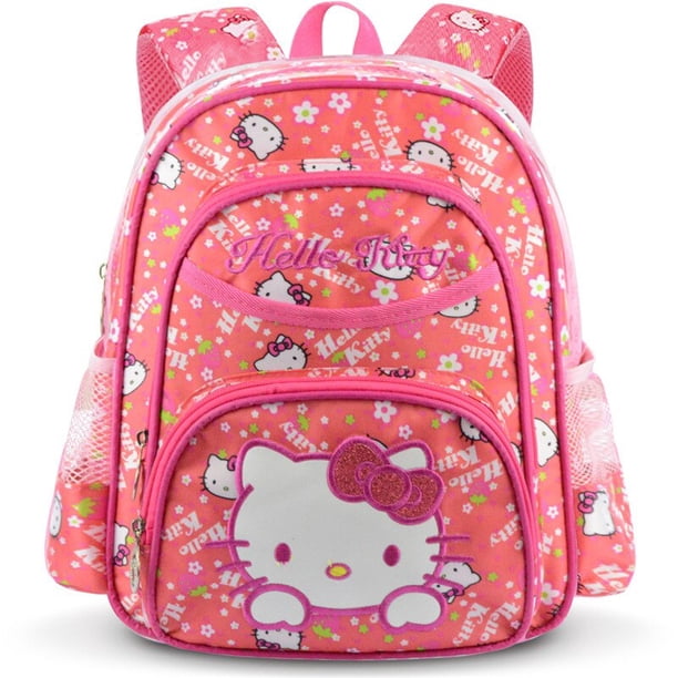 Aoger-mochila escolar de dibujos animados para niños, bolso de escuela primaria de Hello Kitty, mochila informal de gran capacidad para niñas, guardería Fivean unisex