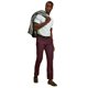 thumbnail image 2 of Asquith & Fox - Pantalones chinos casuales Modelo Classic para hombre caballero (Vino) Asquith & Fox UTRW3473_burgundy, 2 of 4