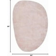 thumbnail image 2 of Modern Oval Shape Wool Rug - Irregular Shaped with Soft and Cozy Texture - Ideal for Living Room, Bedroom and More (9x12 Feet), 2 of 4
