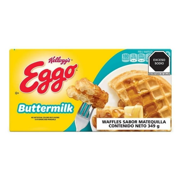 Waffle Kellogg´s Eggo sabor mantequilla 349 g