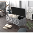 thumbnail image 2 of HMD Bodhi Upholstered 42" Flip Top Storage Bench, 2 of 5