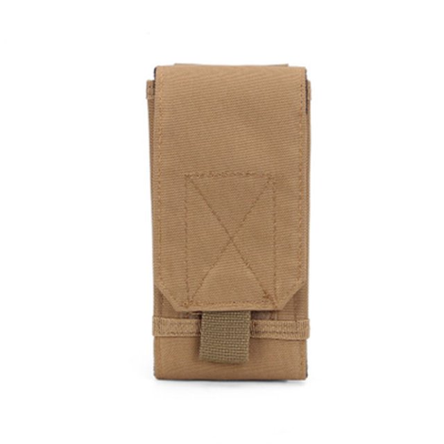 Bolsa táctica para teléfono móvil del ejército al aire libre, funda para bolsa, soporte para cinturón, bolsa pequeña práctica universal AweSitey PJ5421-04