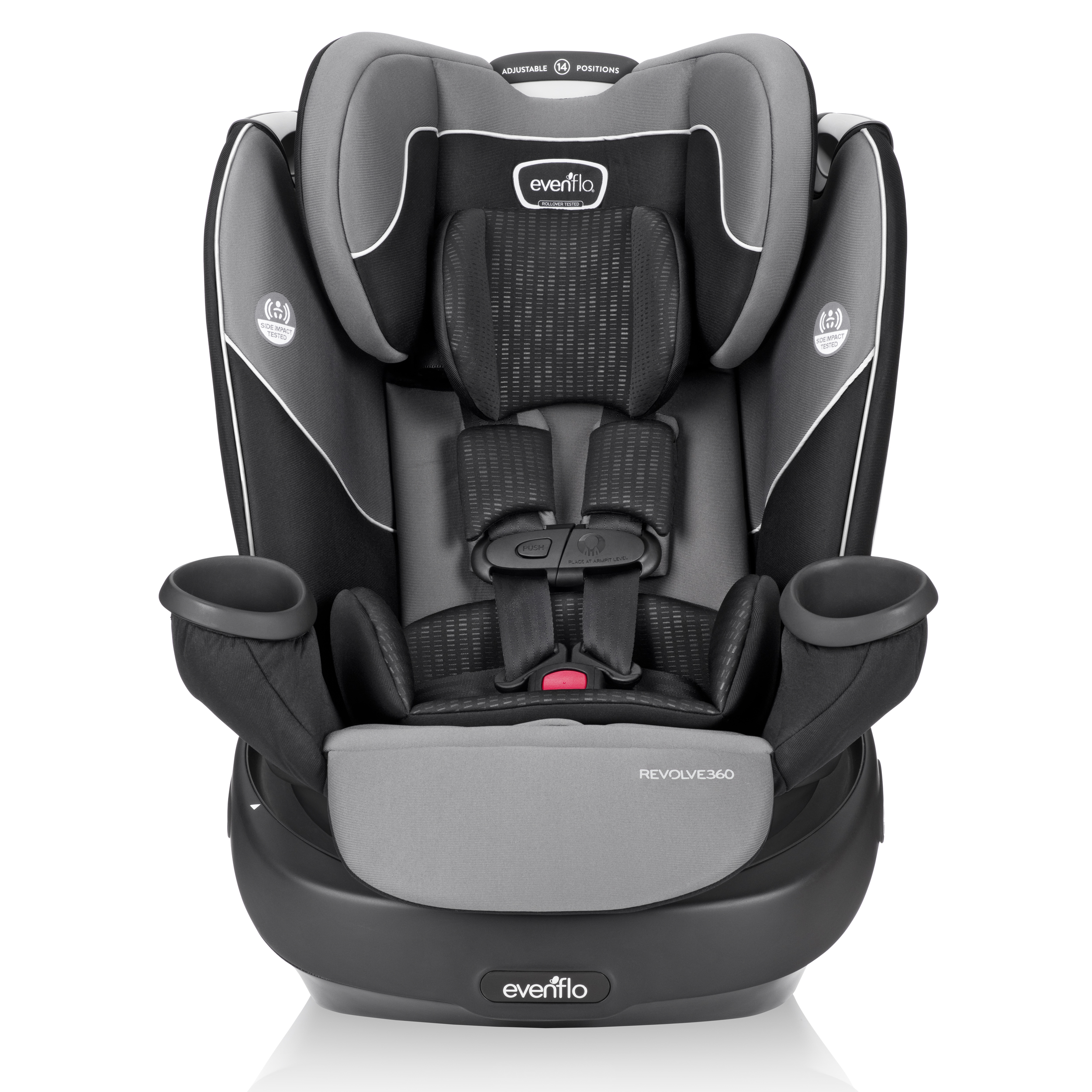 Evenflo Revolve360 Rotational All-In-One Convertible Car Seat (Amherst Gray) - image 4 of 25