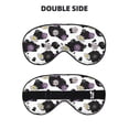 thumbnail image 2 of Naloa Daisies Flowers Print Sleep Mask for Sleeper, Light Blocking Sleeping Eye Mask for Women Men, Eye Shade with Adjustable Strap for Travel, Nap,Meditation, 2 of 7