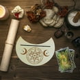 thumbnail image 6 of Wood Tarot Card Stand Holder Wooden Cards Altar Display Stand Moon Phase Witch Divination Tools Majic Ceremonial Wiccan Supplies Dowsing Decor DIY, 6 of 9