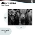 thumbnail image 3 of Cow Faces on Farm Wall Plaque Art, design by Amy Carroll, 3 of 8