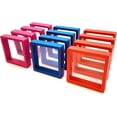 thumbnail image 1 of 12PCS 3D Floating Frame Display Stand, Jewelry Box, Gift Box, Ornament Organizer, Small Travel Jewelry Box, PE Film Anti-Oxidation, Suspended Display Box Stackable (3.54*3.54，Type 3), 1 of 7