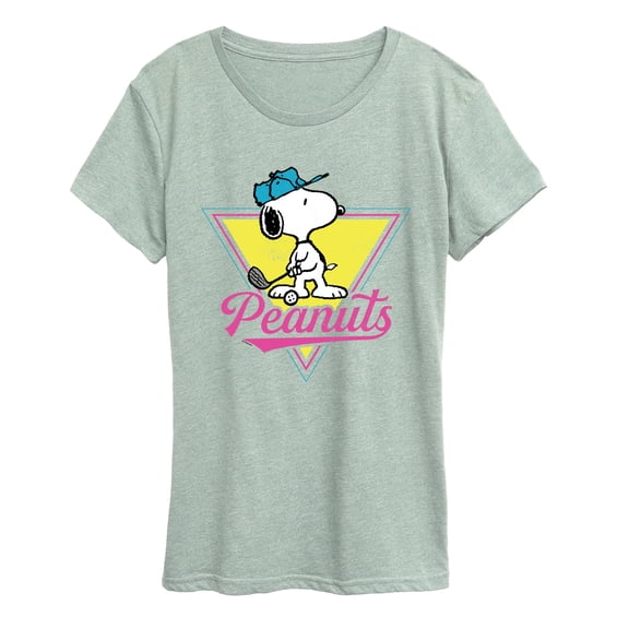Peanuts - Golf Snoopy - Women's Short Sleeve Graphic T-Shirt