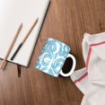 thumbnail image 4 of Yiaed Blue Snake Print Ceramics Coffee,Large Handle Design,Extra Large Tea and Coffee Cup for Office and Home Mugs, 4 of 6