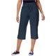 thumbnail image 2 of Karen Scott Terry - Pantalones deportivos para mujer, color azul, pequeño Karen Scott Pantalones deportivos, 2 of 2