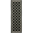 thumbnail image 2 of Safavieh Courtyard Black Indoor Outdoor Rug - Runner 2'3" x 20', 2 of 5
