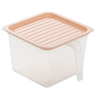 HEVIRGO Fresh Keeping Leakproof Food Storage Box Plastic Practical Food  Grade Food Container for Home Yellow Plastic