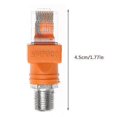 thumbnail image 1 of F Female To Rj45 Male Coaxial Barrel Coupler Adapter Rj45 To Rf Connector Converter A, 1 of 4
