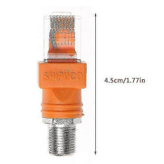 F Female To Rj45 Male Coaxial Barrel Coupler Adapter Rj45 To Rf Connector Converter A