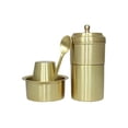 thumbnail image 4 of Coffee Filter with DABARA Set / Brass Coffee Filter with Daabara Set and Spoon - Matt Finish - 250 ML, 4 of 5