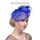 thumbnail image 5 of Guardurnaity Tocado de malla elegante para mujer, tocado para el día de la boda, tocado de Sinamay elegante Accesorio para el cabello, 5 of 6
