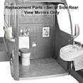 thumbnail image 4 of Replacement Parts for Barbie RV Camper Vehicle Playset - CJT42 ~ Set of Side Rear View Mirrors ~ One Each for Driver and Passenger Side, 4 of 8